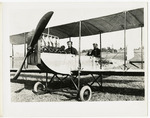 Edward and Milton Korn in a Benoist Type XII Airplane, circa 1912
