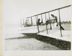 Edward and Milton Korn sitting in a Benoist Type XII Airplane, circa 1912