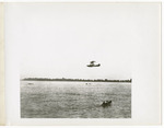 Edward Korn Flying a General Aeroplane Company Verville Flying Boat Over Lake St. Clair, Michigan, circa 1916