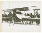 Edward Korn in a Benoist Type XII Airplane, circa 1912