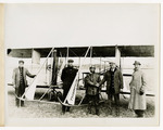 Edward Korn and Four Other Men by a Wright Model B Flyer