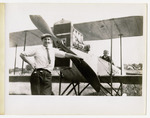 Milton and Edward Korn with a Benoist Type XII Airplane, circa 1912