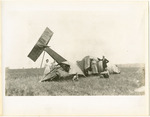 Wreck of Edward Korn's Benoist Type XII Airplane in Shelby County, Ohio on August 13, 1913