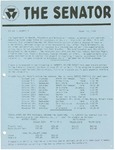 Wright State University Alternative Newspaper: The Senator, Volume 1, Number 3, August 13, 1968