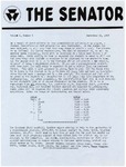 Wright State University Alternative Newspaper: The Senator, Volume 1, Number 5, September 23, 1968 by Wright State University Student Body