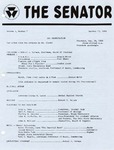 Wright State University Alternative Newspaper: The Senator, Volume 1, Number 7, October 23, 1968
