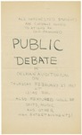 Public Debate