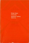 1975-1976 Wright State University Graduate Course Catalog