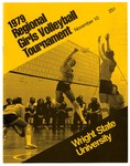 Regional Girls Volleyball Tournament Program 1979