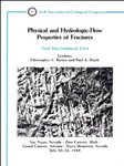 Physical and Hydrologic-Flow Properties of Fractures: Las Vegas, Nevada - Zion Canyon, Utah - Grand Canyon, Arizona - Yucca Mountain, Nevada, July 20-24, 1989 (Field Trip Guidebook T385) by Christopher C. Barton and Paul A. Hsieh