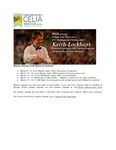 Master Classes with Maestro Lockhart Program by CELIA