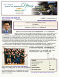 College of Science and Mathematics Newsletter, Fall 2013