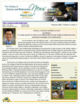 College of Science and Mathematics Newsletter, Summer 2014