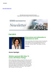 College of Science and Mathematics Newsletter, Fall 2015 by College of Science and Mathematics, Wright State University