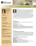 Department of Surgery Update, April 2016 by Wright State University Department of Surgery