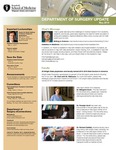 Department of Surgery Update, May 2016 by Wright State University Department of Surgery