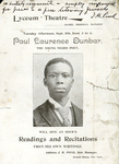 Paul Laurence Dunbar Broadside