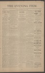 The Evening Item May 12, 1890 by Orville Wright and Wilbur Wright