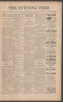 The Evening Item May 24, 1890 by Orville Wright and Wilbur Wright