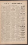 The Evening Item June 4, 1890 by Orville Wright and Wilbur Wright