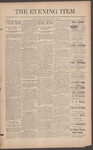 The Evening Item June 7, 1890 by Orville Wright and Wilbur Wright