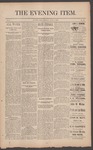 The Evening Item June 9, 1890 by Orville Wright and Wilbur Wright