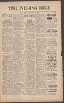 The Evening Item June 12, 1890 by Orville Wright and Wilbur Wright