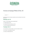 The Guardian the Week of October 10, 2022 by Wright State Student Body