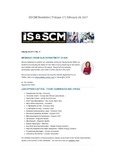 ISSCM Newsletter, Volume 17, February 28, 2017 by Raj Soin College of Business, Wright State University