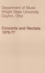 School of Music Recital Programs from 1976-1977