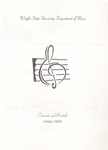 School of Music Recital Programs from 1998 to 1999