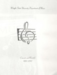 School of Music Recital Programs from 2001 to 2002 by Wright State University School of Music