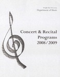 School of Music Recital Programs from 2008 to 2009 by Wright State University School of Music