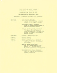 Ohio Academy of Medical History Annual Meeting, March 30, 1968 the Granville Inn, Granville, Ohio
