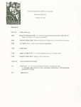 Ohio Academy of Medical History Annual Meeting Program, March 27, 1993