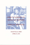 Ohio Academy of Medical History Annual Meeting Program, April 28, 2001
