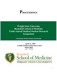 Proceedings - Wright State University  Boonshoft School of Medicine Tenth Annual Medical Student Research Symposium