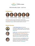 Raj Soin College of Business Monthly Update - April 2021 by Raj Soin College of Business, Wright State University