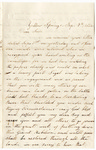 Letter, 1862 September 7, C. Ladley [Catherine Ladley] to Son [Oscar D. Ladley]