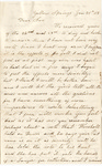 Combined Letters, 1863 January 28, Allie and C. Ladley [Alice and Catherine Ladley] to Brother and Son [Oscar D. Ladley]
