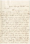 Letter, 186[3] February 22, C. Ladley [Catherine Ladley] to Son [Oscar D. Ladley]