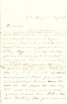 Letter, 1863 May 24, Allie L. [Alice Ladley] to Brother [Oscar D. Ladley]