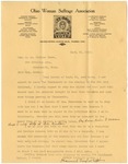 Letter, 1913, September 23, Harriet Taylor Upton to Mrs. M. McClellan Brown [Martha McClellan Brown]