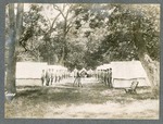 Photo of annual cadet military encampment of Miami Military Institute, 1901