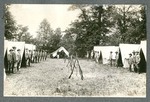 Photo of first annual cadet military encampment of Miami Military Institute, 1900