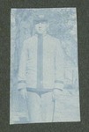 Photograph of unidentified Miami Military Institute cadet, in uniform, 1904