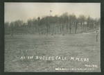 Photograph of Miami Military Institute cadets on field adjacent to school grounds, March 17, 1905
