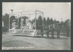 Photograph of a float in an industrial parade of 1904