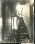 Photograph of fire damage to interior of Miami Military Institute, December, 1903