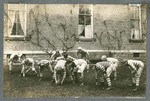 Photo of Miami Military Institute cadets in football uniform, 1899-1900